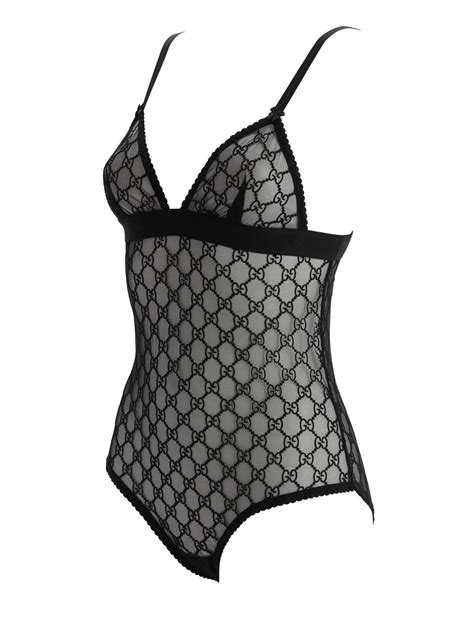 women gucci bra|Gucci tulle bodysuit.